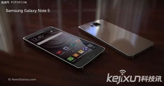 三星Galaxy Note 5渲染圖曝光 配備指紋識(shí)別
