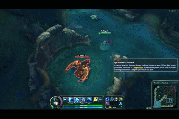 LOL美服新版驚現(xiàn)嚴重BUG：拉克絲大招無CD秒殺大龍！