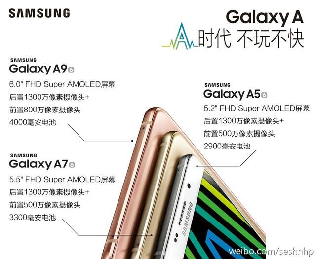 大電池+指紋識(shí)別 曝國(guó)行三星A9宣傳海報(bào) 