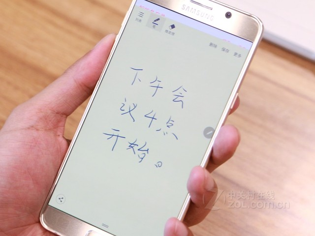 玩轉S Pen 三星Note5熄屏快寫便捷高效 