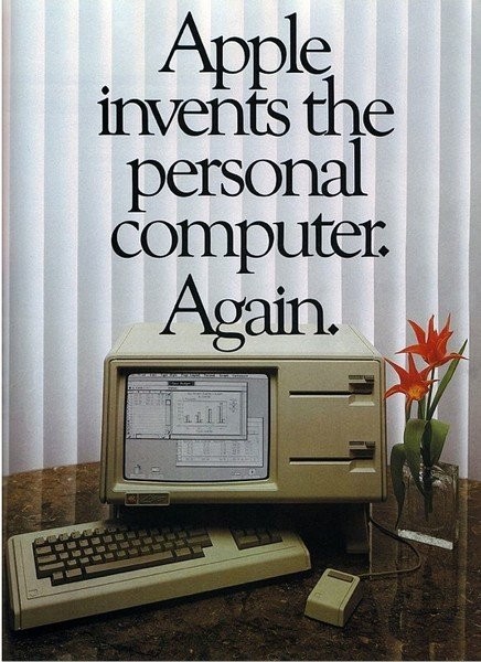 Lisa電腦廣告。蘋果Lisa電腦的第一個廣告，1983年發(fā)布。