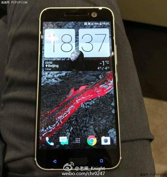 HTC 10真機照片曝光 配置漲了下巴沒了 