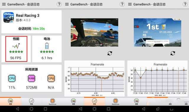 大型3D游戲接近滿幀 榮耀V8性能測(cè)試 