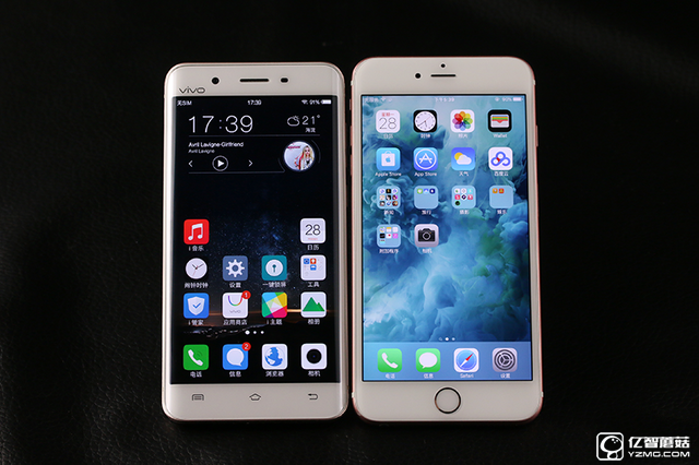 尖Phone:vivo Xplay5對(duì)比蘋(píng)果6s Plus 