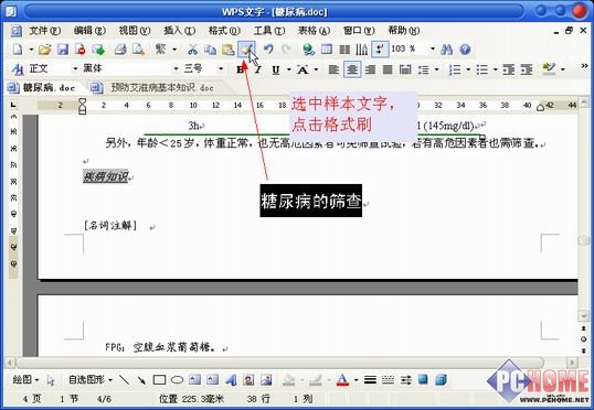妙用WPS 輕松實現(xiàn)跨文檔應用格式刷
