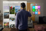 Win10眼鏡Hololens版VLC演示視頻：?？岜貍?！