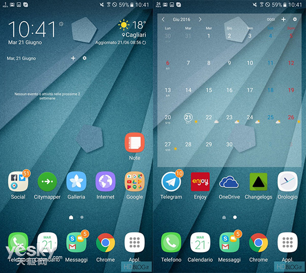三星Note7手機(jī)新TouchWiz UX用戶界面曝光