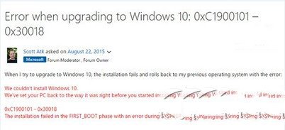 <a href=/tags/26-0.html target=_blank class=infotextkey>win10</a>升級(jí)失敗提示0xc1900101-0x30018錯(cuò)誤怎么辦 三聯(lián)