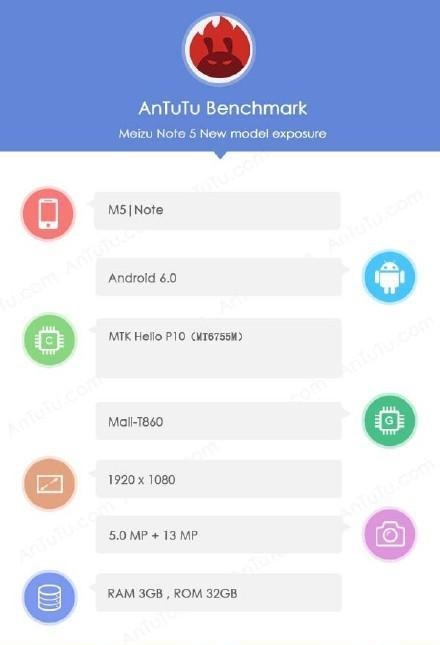 魅藍(lán)Note5配置曝光 萬年聯(lián)發(fā)科魅友又要失望了！
