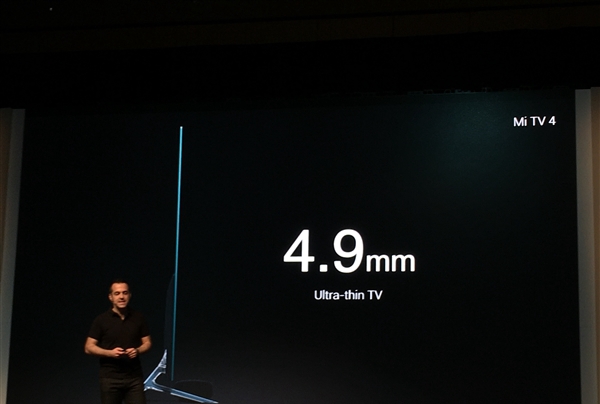 小米電視4美國亮相 4.9mm史上最??！