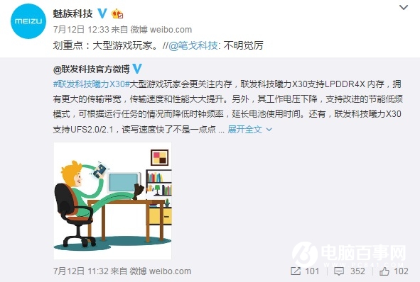 聯(lián)發(fā)科X30游戲性能暴增！魅族PRO7終于松了口氣