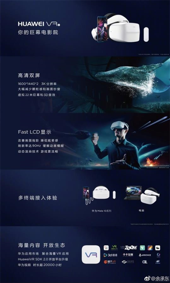 IMAX巨幕影音體驗(yàn)！華為VR 2即將國內(nèi)上市