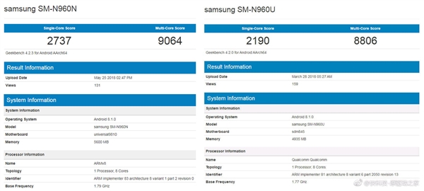 三星Note9曝7月29日發(fā)布：Exynos 9810+512G存儲？