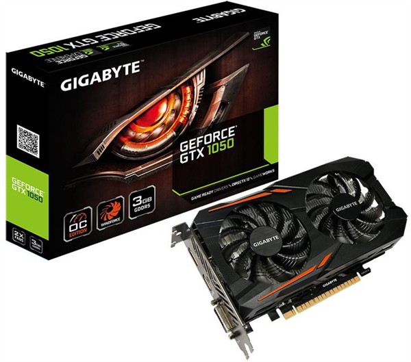 技嘉GTX 1050 3GB上架：16nm工藝、頻率接近1.6GHz