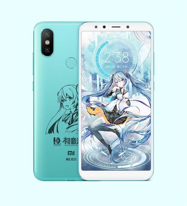 小米6X初音未來(lái)版曝光：6+64GB 2099元