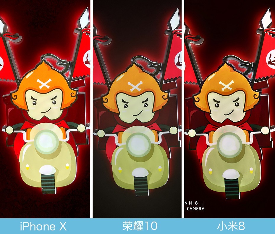 iPhone X、榮耀10、小米8拍照對(duì)比評(píng)測(cè) 蘋(píng)果秒殺一切？