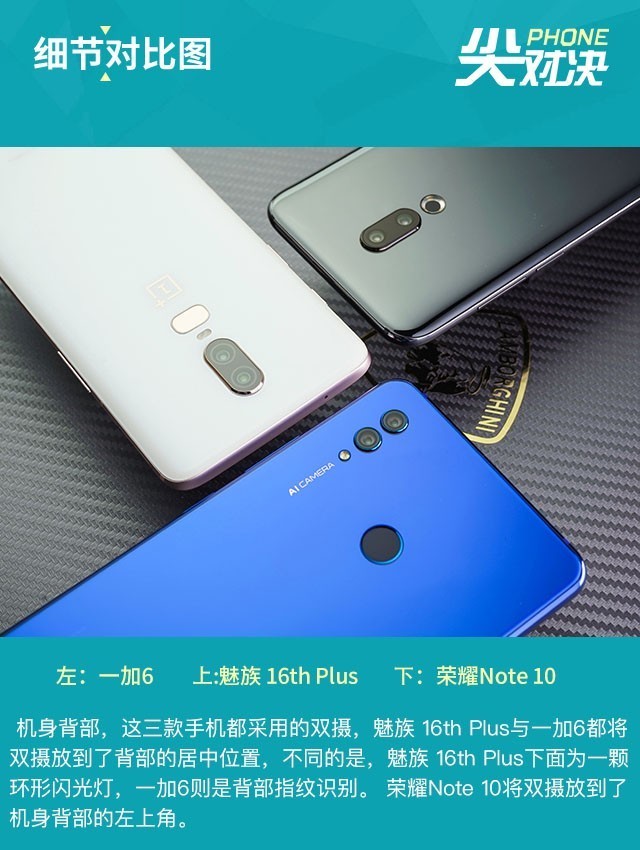 魅族16 Plus、榮耀Note10、一加6對比評測 三千旗艦機對決