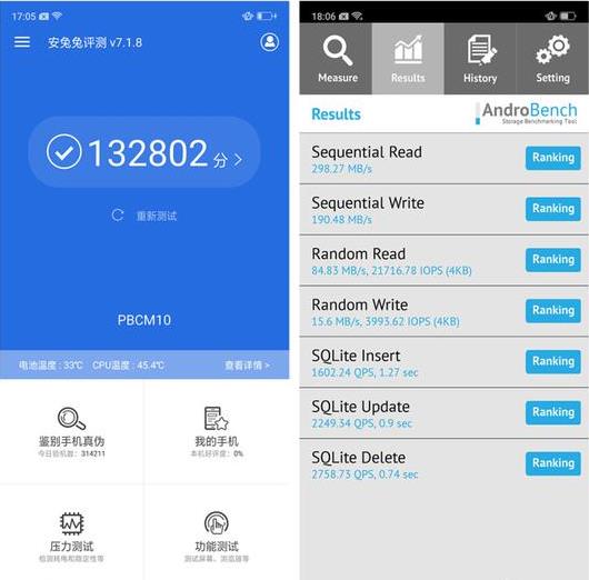 OPPO R15x跑分成績有多少？