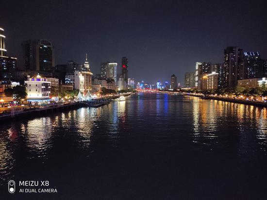 ▲虹軟算法下帶來(lái)更干凈的夜景畫面