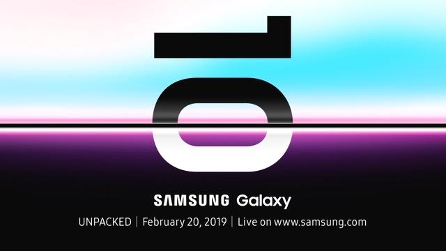 三星宣布將于2月20日召開Galaxy S10發(fā)布會(huì)