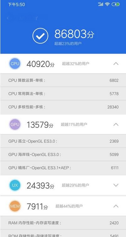 榮耀暢玩8A跑分多少？