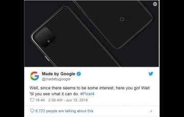 谷歌揭秘Pixel 4設(shè)計：確認雙后置攝像頭，全玻璃背殼